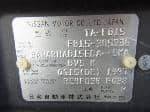 Used 2001 NISSAN SUNNY BF59304 for Sale Image 27