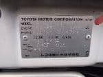 Used 2001 TOYOTA COROLLA RUNX BF59555 for Sale Image 27