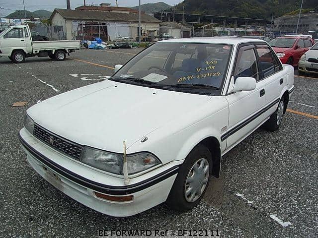 Used 1990 Toyota Corolla Sedane Ae91 For Sale Bf122111 Be Forward