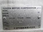Used 1998 TOYOTA COROLLA SEDAN BF66614 for Sale Image 28