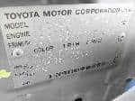 Used 2001 TOYOTA COROLLA SPACIO BF67768 for Sale Image 27