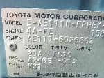 Used 1997 TOYOTA COROLLA SPACIO BF68098 for Sale Image 28