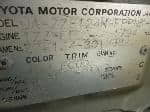 Used 2003 TOYOTA COROLLA SPACIO BF68598 for Sale Image 29