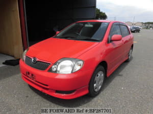 Used 2002 TOYOTA COROLLA RUNX BF287701 for Sale
