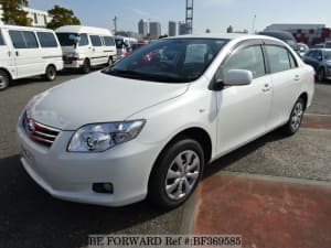 Used 2012 TOYOTA COROLLA AXIO BF369585 for Sale