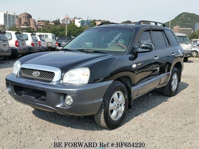 Used 2004 HYUNDAI SANTA FE GOLD for Sale BF654220 - BE FORWARD