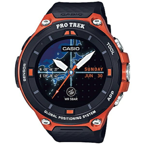 Casio Protrek Smart WSD-F20 Mens Watch Digital Orange From