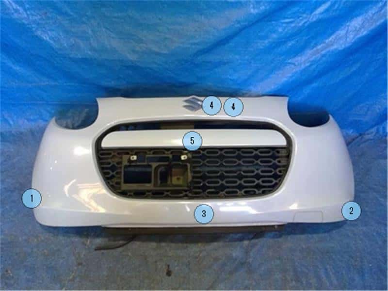 Used]Front Bumper SUZUKI Alto 2012 DBA-HA25S - BE FORWARD Auto Parts