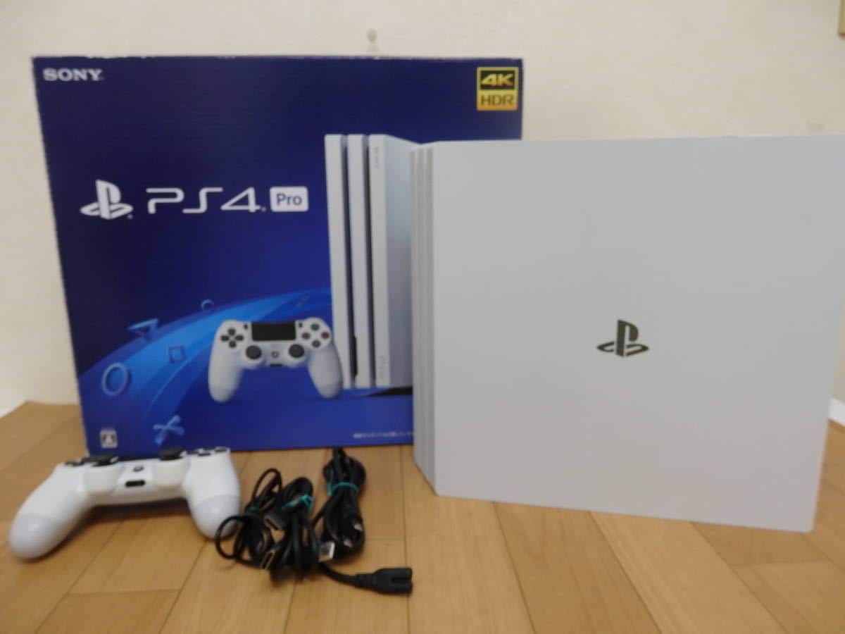 Sony PlayStation4 PS4 Pro CUH-7200BB02 Glacier White 1TB