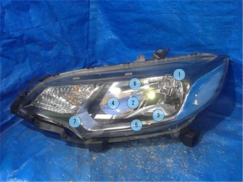 Used]( ) life DBA-JC1 Right Headlight ASSY diva slender style P07A BG55P  33101-SZH-N61 147692 - BE FORWARD Auto Parts
