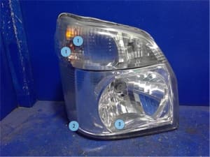 Right Headlight SUZUKI Carry 2018 EBD-DA16T (PA100348019) 