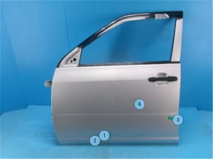 Front Left Door Assembly TOYOTA Probox Van 2013 DBE-NCP55V 6700252181 (PA111683756) 