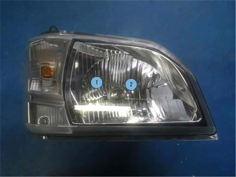Used]Left Headlight DAIHATSU Hijet 2016 EBD-S500P 81170B5120 - BE
