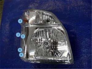 Right Headlight SUZUKI Carry 2017 EBD-DA16T 3512082M01 (PA101151998) 