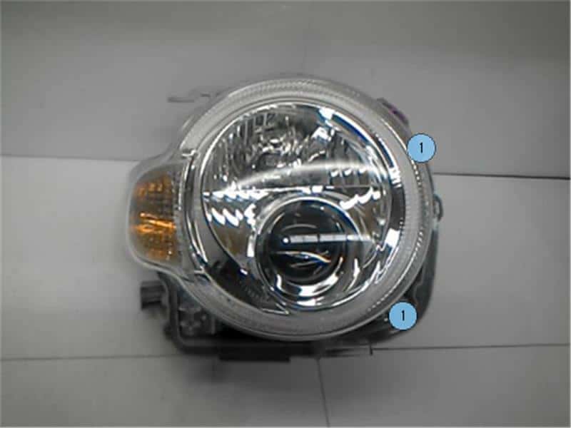 Used]Right Headlight DAIHATSU Mira cocoa 2017 DBA-L675S - BE