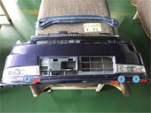 Front Bumper TOYOTA Pixisapace 2013 DBA-L575A 52119B2800J1 (PA114091886) 