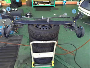 FR Axle Beam Assembly TOYOTA Vitz 2014 DBA-NSP130 (PA82049085) 