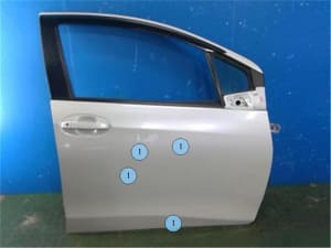Front Right Door Assembly TOYOTA Vitz 2014 DBA-NSP130 (PA108081266) 