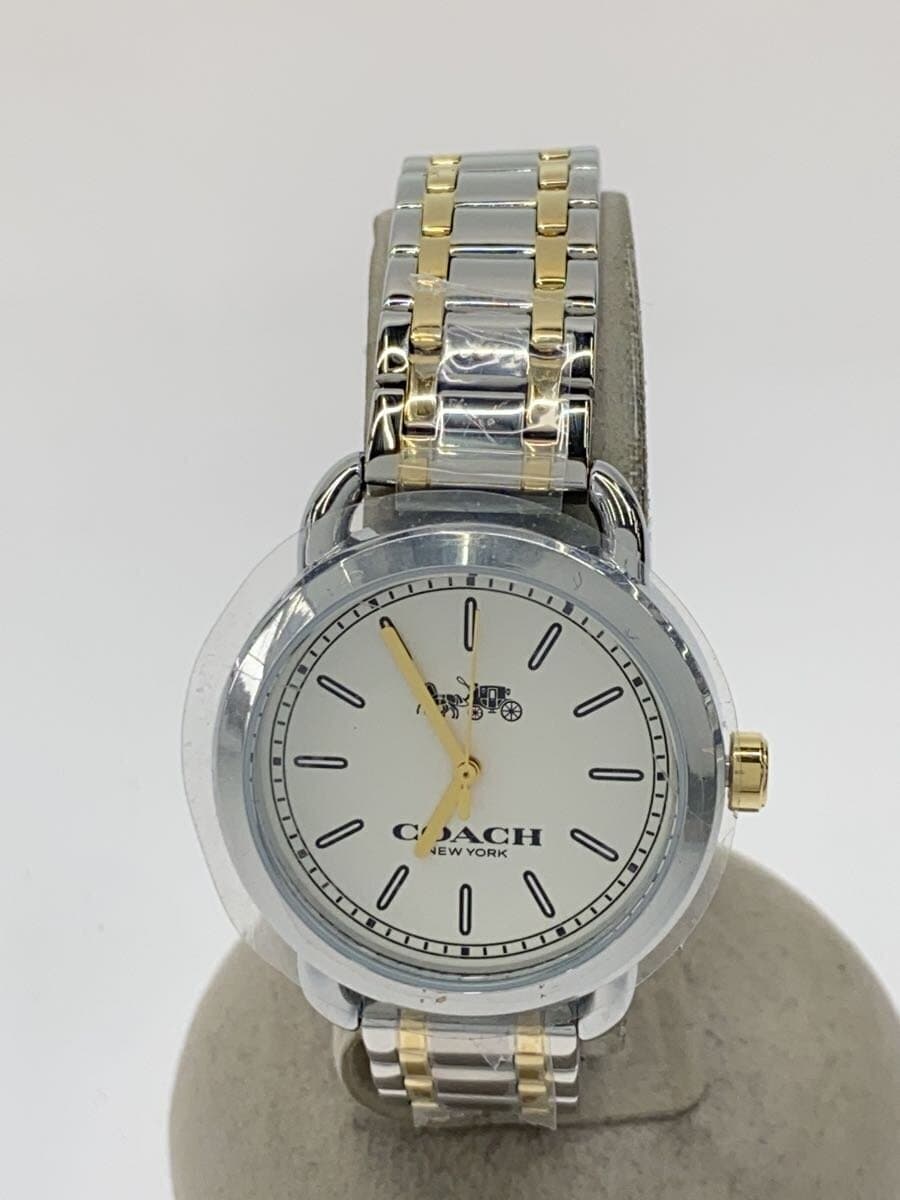 New]FENDI CLASSICO Ladies White Watch Shell Gold Diamond