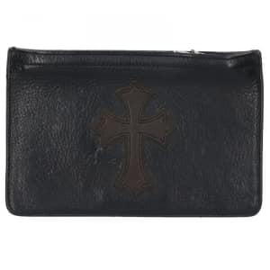 Dagger zip coin case 　 GZ11 with the Chrome Hearts ZPR CHNG PURSE2 cross patch (PA116496126) 