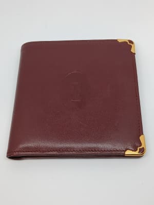 Cartier (Cartier) mast line folio wallet Bordeaux (PA116496131) 