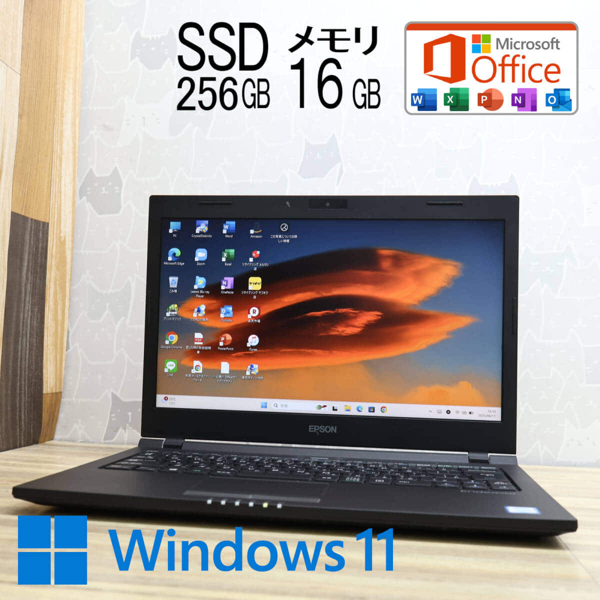 EPSON 14型　Endeavor NY2200S  SSD64GB Used]EPSON Endeavor NY2200S Core i5/4GB/320GB/Win10 - BE