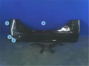Rear Bumper Assembly DAIHATSU Tanto 2015 DBA-LA600S (PA119159311) 