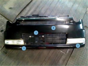 Front Bumper TOYOTA Pixisapace 2013 DBA-L575A (PA84690278) 