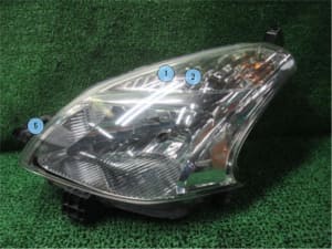 Left Headlight TOYOTA Ractis 2006 DBA-NCP100 8115052660 (PA89645785) 