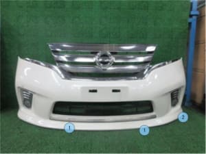 Front Bumper NISSAN Serena 2012 DAA-HFC26 620221VF1C (PA119288441) 