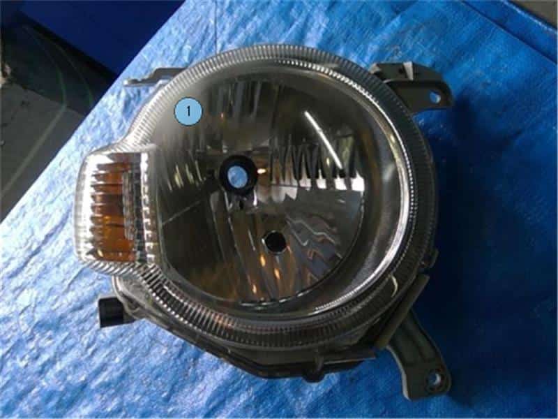Used]Left Headlight DAIHATSU Mira cocoa 2011 DBA-L675S - BE