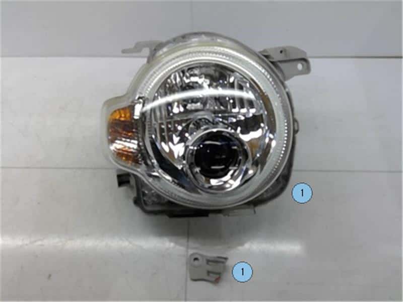 Used]Left Headlight DAIHATSU Mira cocoa 2018 DBA-L675S - BE