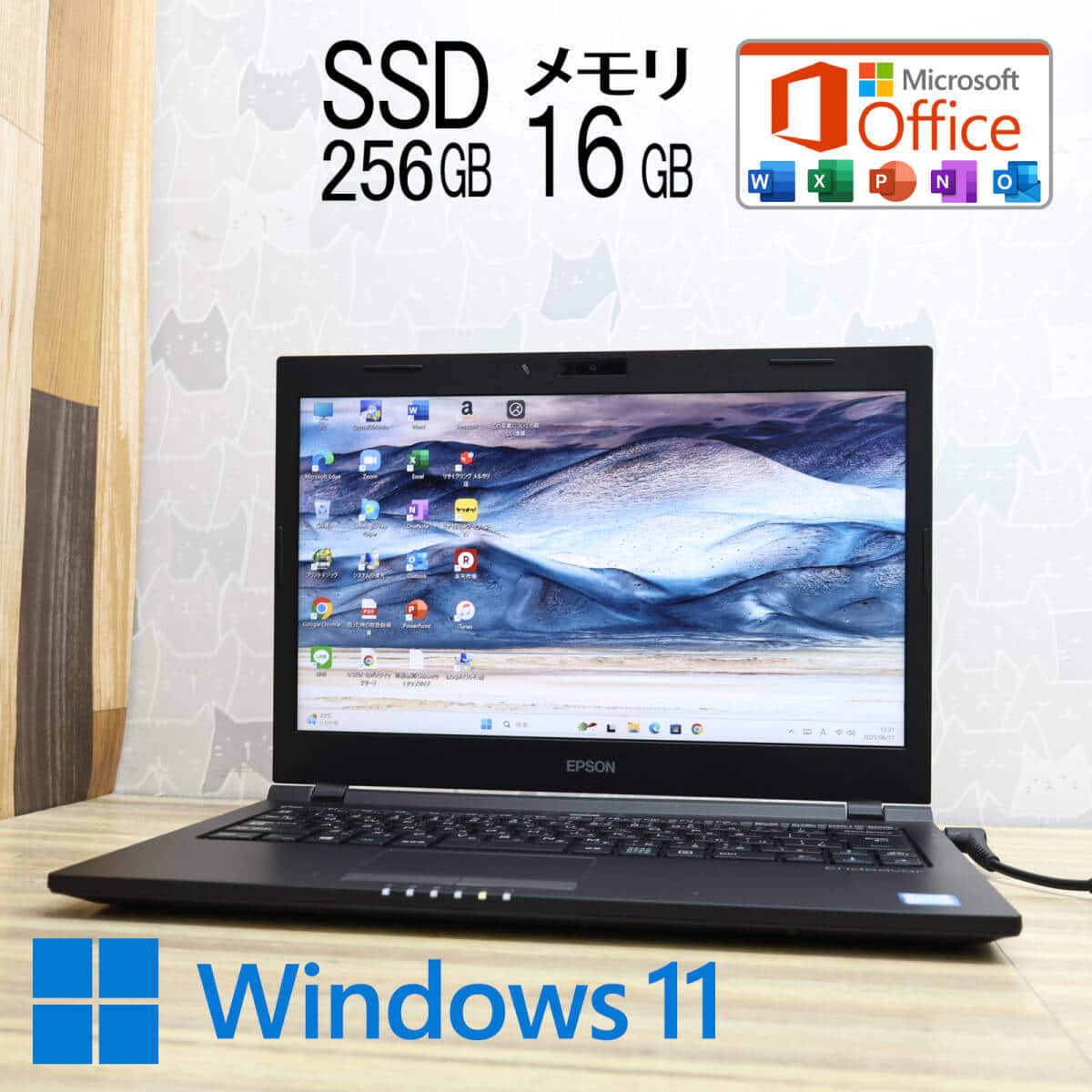 Used]EPSON Endeavor NA513E Ci5 2.5Ghz full HD mem16G SSD256GB+