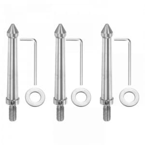 Is, and a spa is a Camera tripod ground made of ku three Stainless PATIKIL 1/4 inch thread tripod spa; with the kusukuryurenchi & spacer is monopod leg replacement parts Silver (3.14 inches of 80mm 　) (PA121869758) 