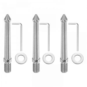 Is, and there is ku three stainless steel Camera tripod ground spa PATIKIL 3/8 inch thread tripod spa; with the kusukuryurenchi & spacer is monopod leg replacement parts Silver (3.14 inches of 80mm 　) (PA121869763) 