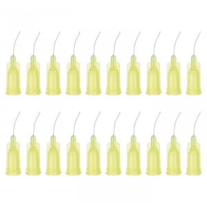 PATIKIL CCTV01 tip circle needle curve type D pen thing needle 200 set 0.5 inches 32G industrial liquid filling needle Luer-Lok correspondence ink supplement use (PA121869767) 