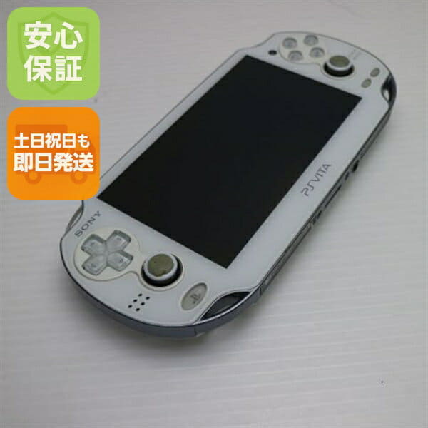 Used]Sony PSVita PlayStation Vita Wi-Fi Crystal White PCH-1000