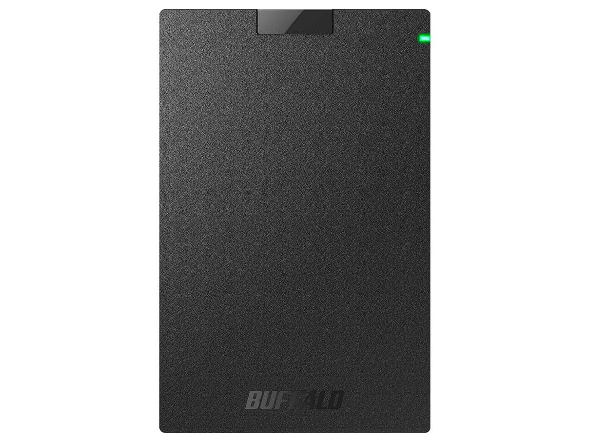 New]BUFFALO portable HDD Black 1TB HD-PGF1.0U3-BKA - BE FORWARD Store