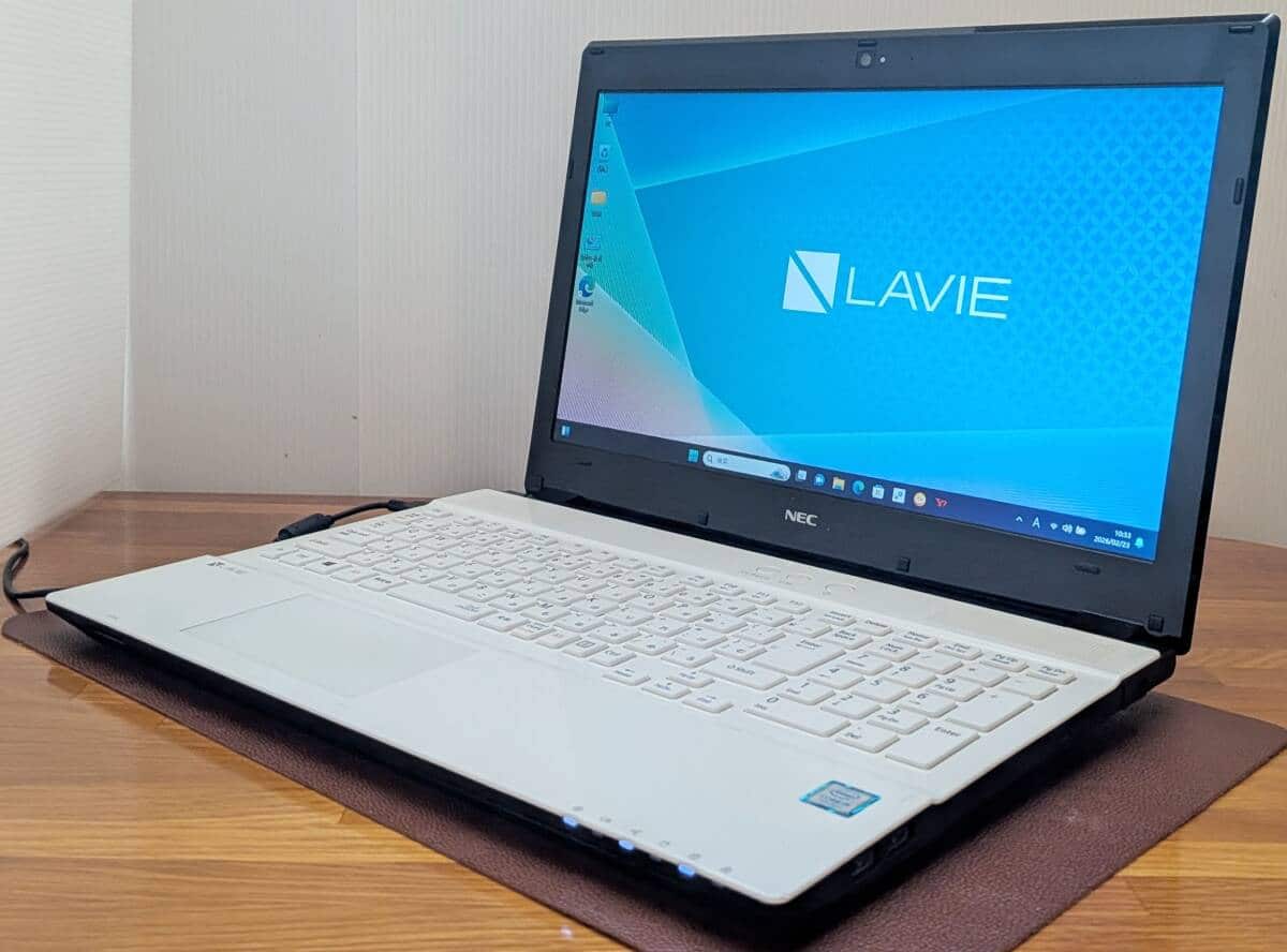 Used]NEC VersaPro VK25LA-M Windows11 Pro 64bit Core i3-4100M 2.50