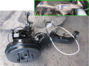 Rear Right Knuckle Hub Assembly NISSAN Lafesta 2008 DBA-NB30 43202EN100 (PA93706970) 