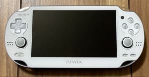 [Tested] PlayStation Vita Wi-Fi model crystal WHITE PCH-1000 ZA02 (PA124675631) 