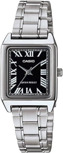 [CASIO] the CASIO standard analog 　 watch LTP-V007D-1B black silver metal band sea (PA124839074) 