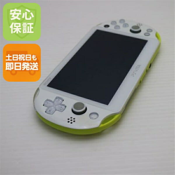 Used]There is PSVita Wi-Fi pink Black PCH-2000 ZA15 former box