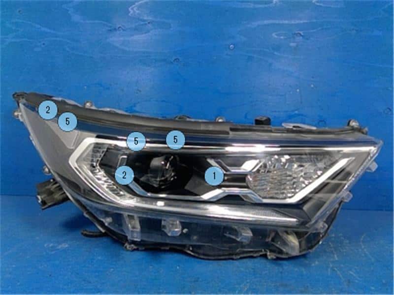 Used]Left Headlight TOYOTA RAV4 2020 6AA-AXAH54 8118542A23 - BE