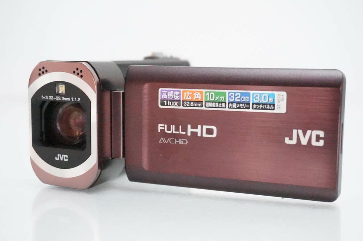 New]JVC Everio GZ-E109-R 8GB high-definition memory video camera