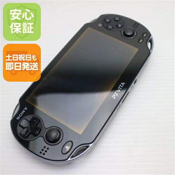 Used]PSVITA box set Black SONY PlayStation VITA PCH-2000 back