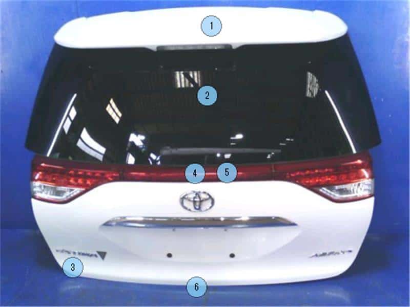 New & Used TOYOTA ESTIMA Doors Back Spare Parts - BE FORWARD Auto