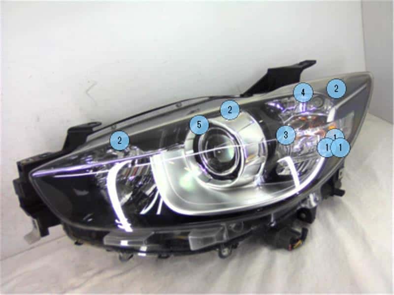 Used] Lamp MAZDA CX-5 KEEAW STANLEY W2857 / K071 51 040D / data
