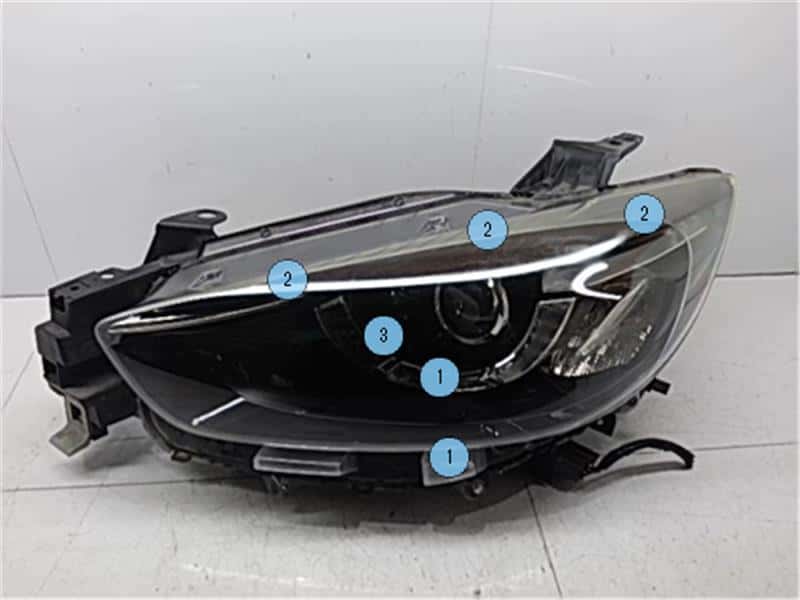 Used]Left Headlight MAZDA CX-5 2018 DBA-KFEP K12451040 - BE