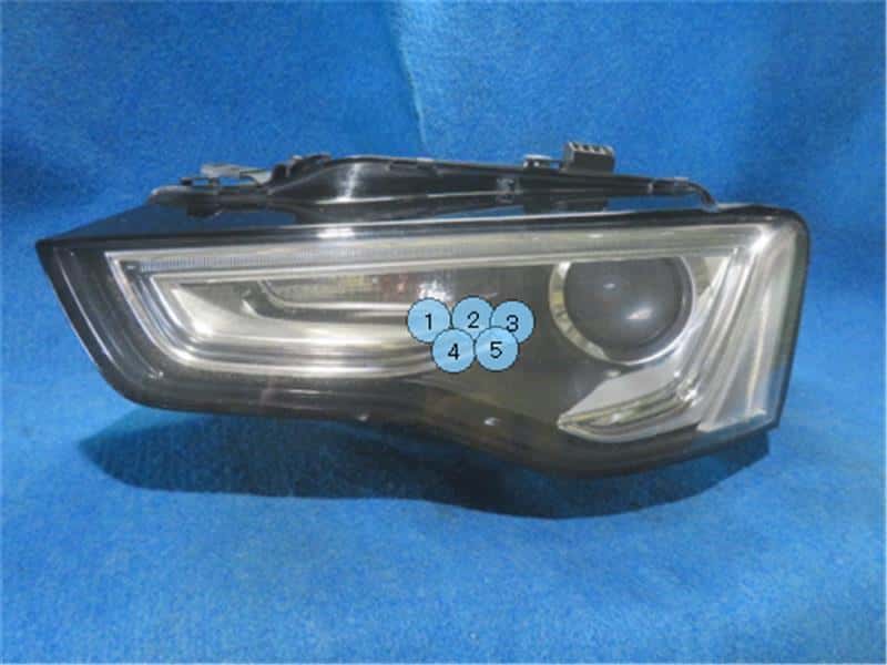 Used]Audi A5 WAUZZZ Right Headlight light 8W6941036F 8W6941784F